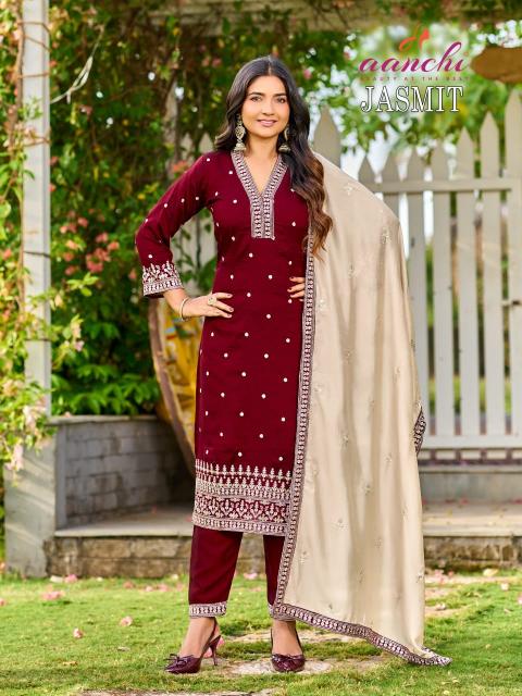 Aanchi jasmit 3pcs bangalore chickpet wholesale readymade kurti market